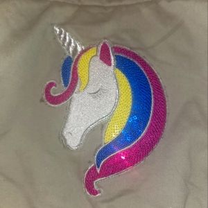 Unicorn pink fur 2t jacket
